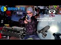 Brinyte XP22 DUAL LED Rifle CQB Strobe Flashlight 1300 Lumen Low Profile Picatinny w/Pressure Switch