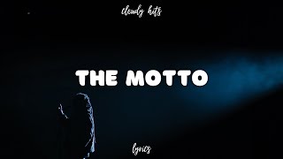 Video thumbnail of "Tiësto & Ava Max - The Motto (Clean - Lyrics)"