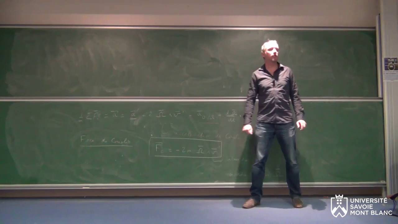 Mécanique, semestre 2, cours 7 : force de Coriolis