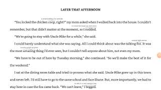 The 🦊 Ate My Homework, Chapter 3
