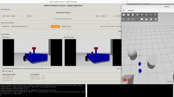 Leader, follower robot following with LQR control