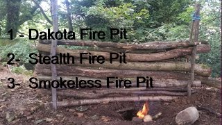 Dakota fire pit - stealth campfire pit - smokeless fire pit