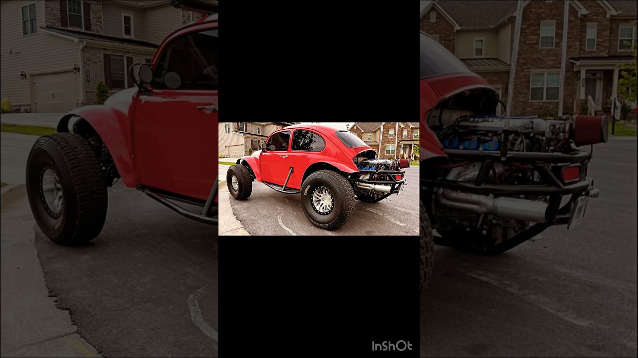 CHECK OUT MY V6 Honda Swap Baja Bug! First start up from build.