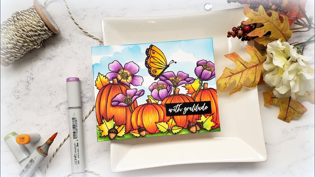 Copic Coloring Pumpkins: Allergy Test