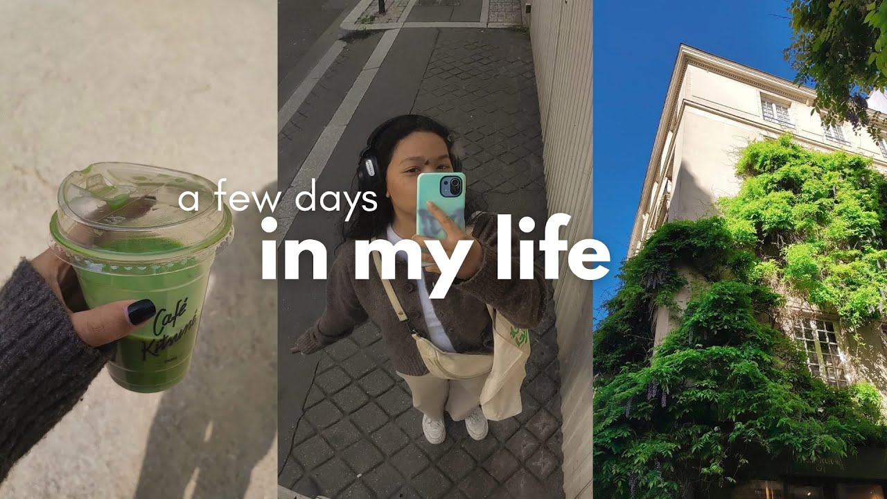 a few days in my (chill) life : matcha hopping, solo dates, trying mochis, more spring things