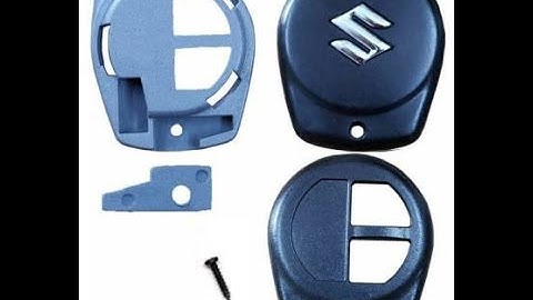 Maruti suzuki 2 button remote key shell replacement without cutting of blade