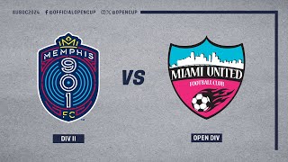 Memphis 901 vs. Miami United EXTENDED HIGHLIGHTS | Lamar Hunt U.S. Open Cup | April 17, 2024