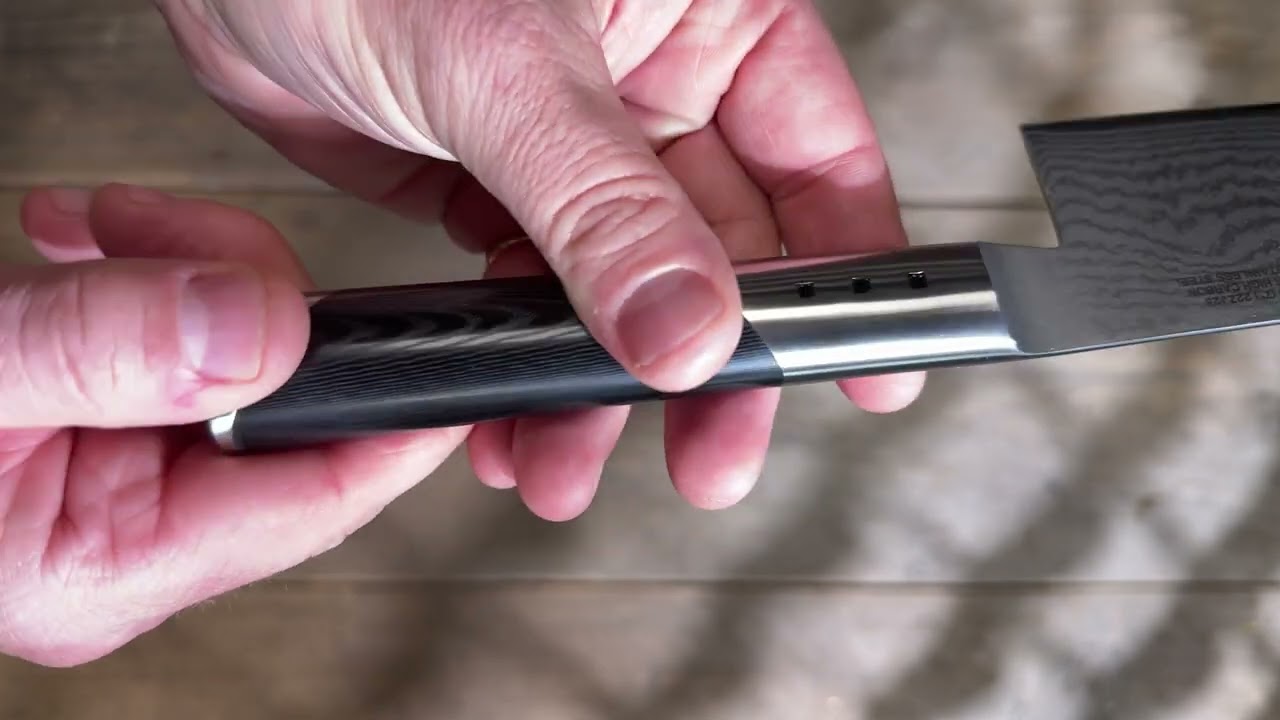 Miyabi 7000D Santoku 18 cm - YouTube