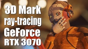 3D Mark DirectX ray-tracing feature test (GeForce RTX 3070)