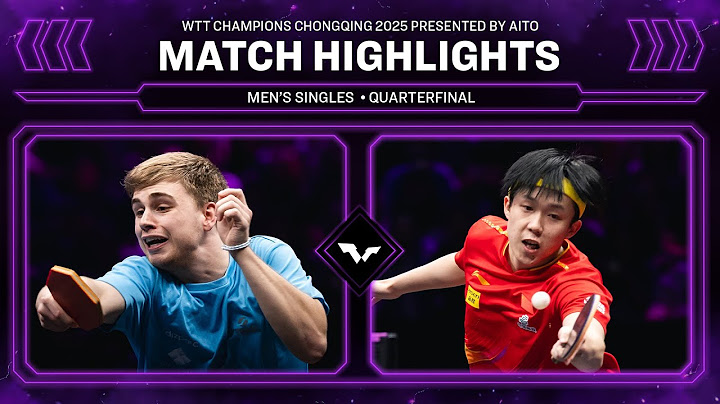 Truls Moregard vs Wang Chuqin Match Highlights | #WTTChongqing 2025