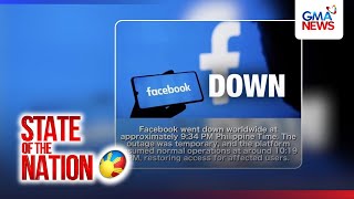 Facebook, IG, Messenger at iba pang serbisyo ng META, naka-down | SONA