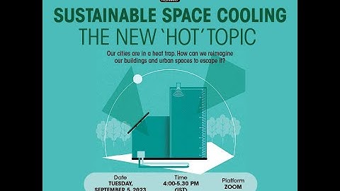 Sustainable Space Cooling