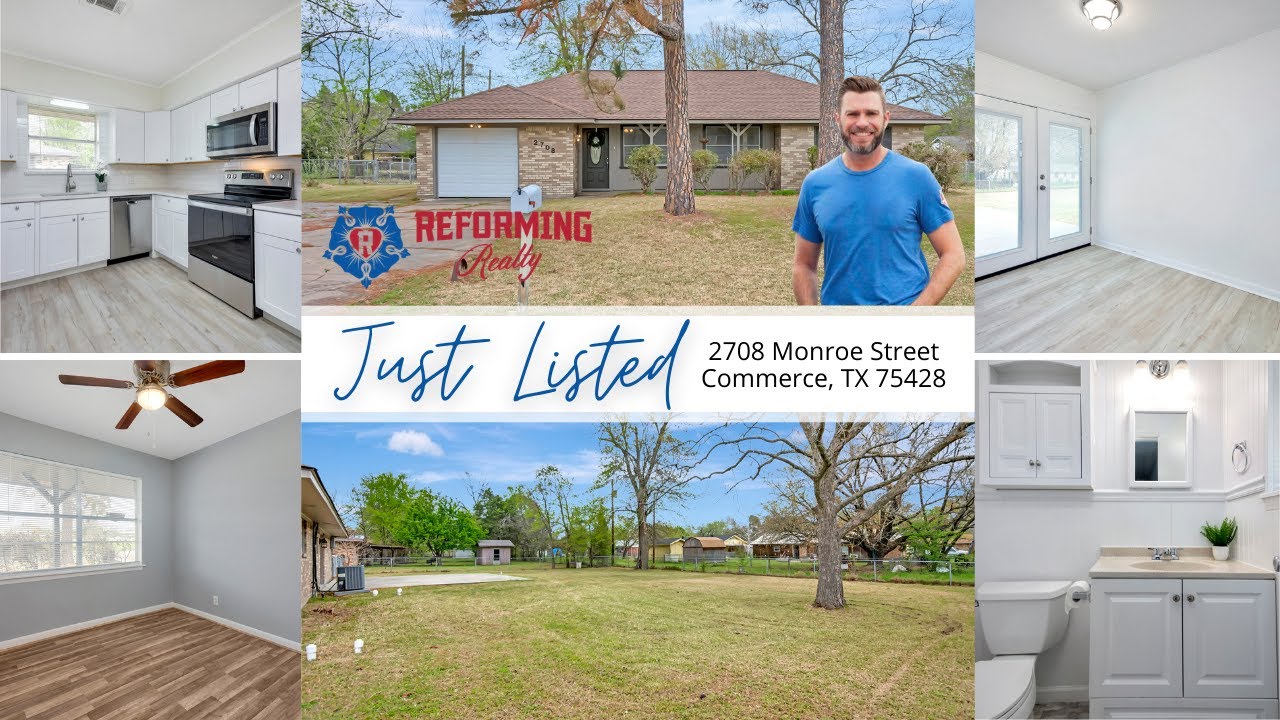 Homes for Sale Commerce Texas 2708 Monroe Street YouTube