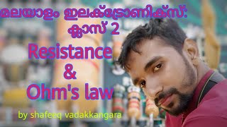 Electronics tutorial class 2.       Resistance