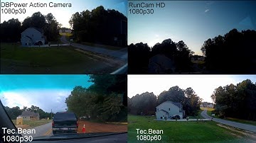 Tec.Bean 4k 16M Wifi Action Camera - 1080p Comparison