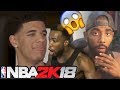 THERES IS NO WAY!! NBA PLAYERS REACTING TO THEIR NBA 2k18 PLAYER RATINGS! Lonzo Ball,Kyrie,P.G.