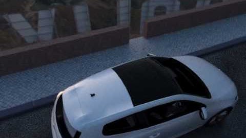 VW Scirroco - Animation thea render test #2