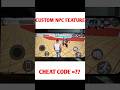 NEW CUSTOM NPC FEATURE Cheat Code?Indian Bike Driving 3D custom npc Update |New File Link...#shorts