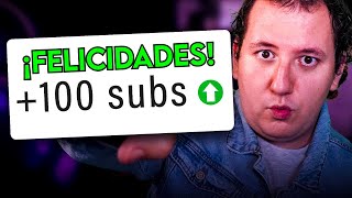 REAL!  Cómo CONSEGUIR 100 SUSCRIPTORES en YOUTUBE 2024