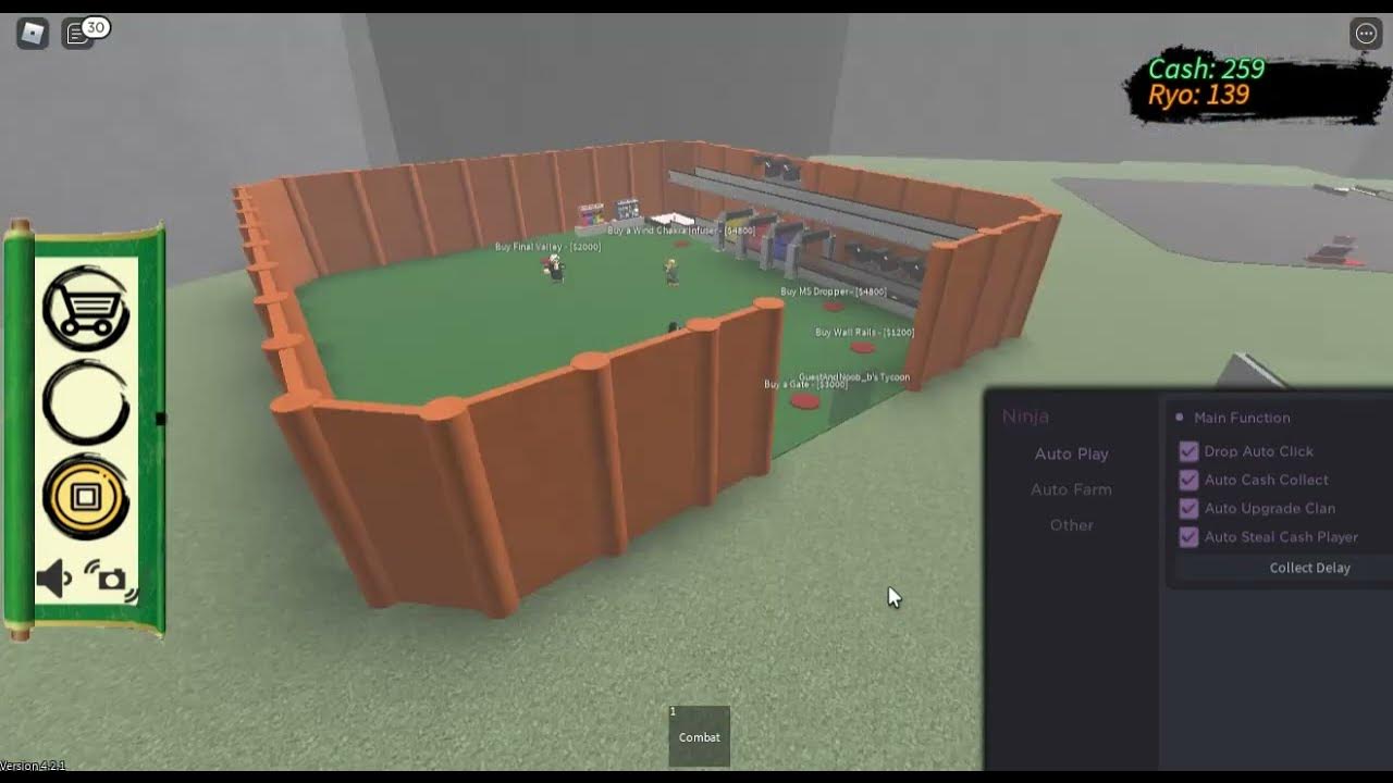 Roblox ninja tycoon v4 2 script hack update op ryo auto farm 1 hit