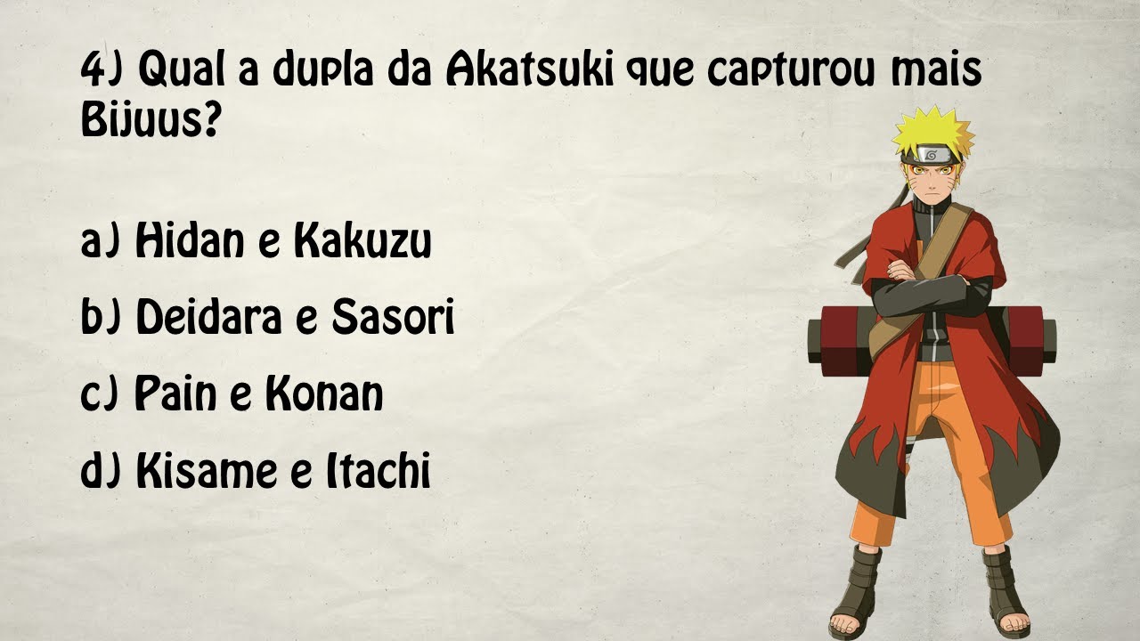 Quiz de Naruto Classico