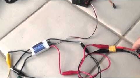 Calibrate esc with your transmitter