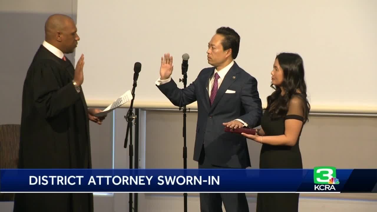Thien Ho sworn in as new Sacramento County District Attorney - YouTube