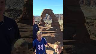First time at Delicate Arch in Moab