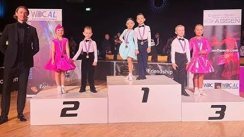 2024 Netherlands Open World｜Under 8 Champion ｜Chacha | Rumba ｜ Jive｜SIRIUS & YILINKA