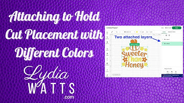 Cricut Design Space: Attaching Different Colors