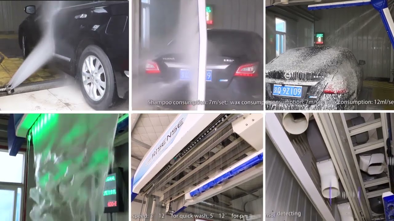 Risense touchless car wash machine YouTube