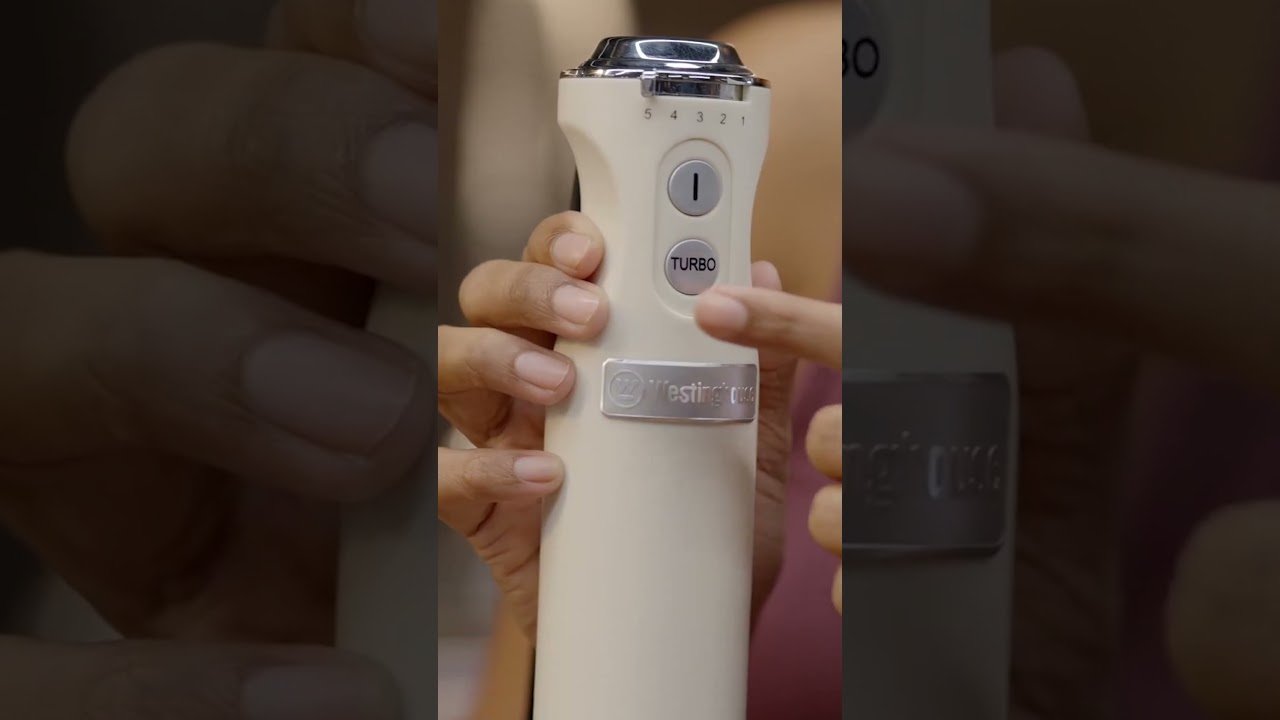 Westinghouse Retro Hand Blender with 5 speed settings 