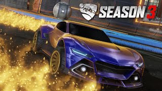 My First Games of  Rocket League Season 3! | This NEW Car Is INSANE!?! | *NEW* Rocket Pass Showcase