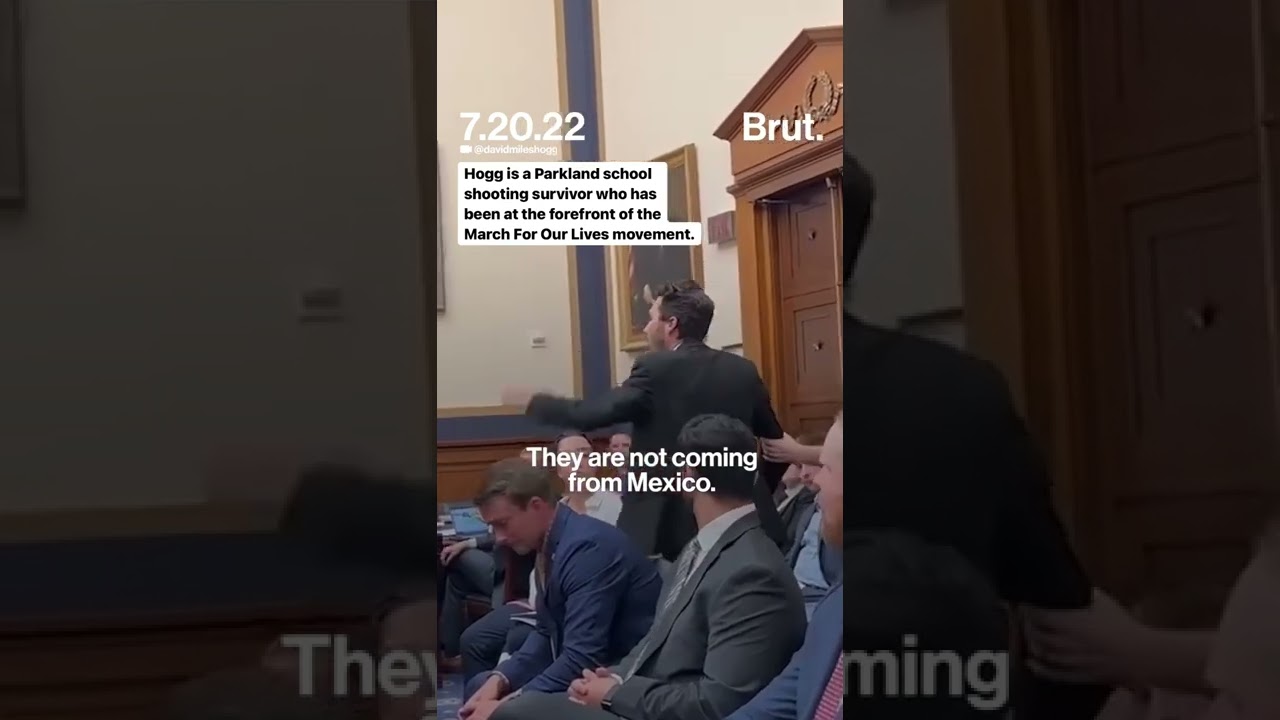 David Hogg was kicked out of Congress after this interaction.