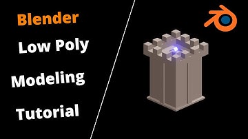 Blender Modeling Tutorial | Low Poly Tower