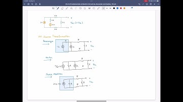 Example 4.11 (2-4) Find Vth - Source Transformation, Fundamentals of Electric Circuits, 7th ed