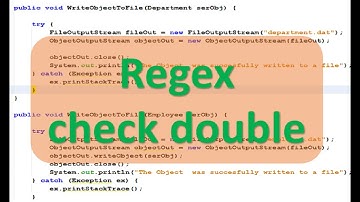 Lập trình Java - Sử dụng regex để check nhập dữ liệu double