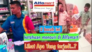 Salut..!  2 Anak Kecil yang Mencuri di Alfamart Di Hukum Seperti ini