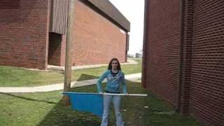 How to toss a double and hoizontal on a colorguard flag Profile