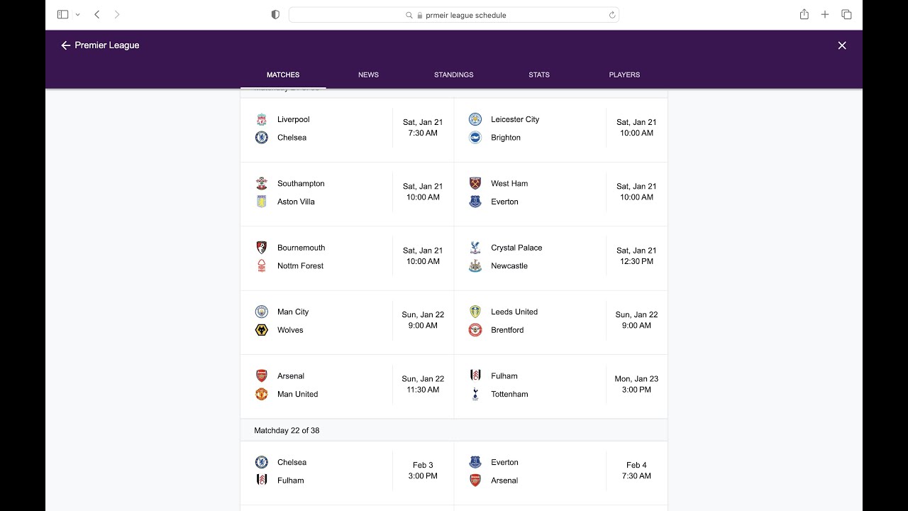 Premier League Picks, Matchweek 21 YouTube