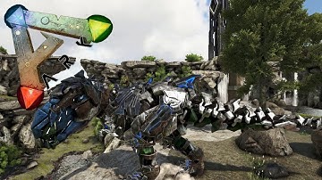 ARK Adventures - High Level Tek Rex Taming Fun