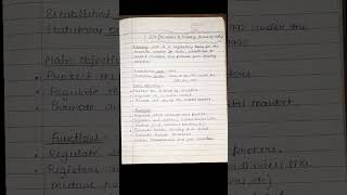 Sebi - Meaning And Objectives