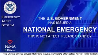 Prank UFO national emergency broadcast 😆