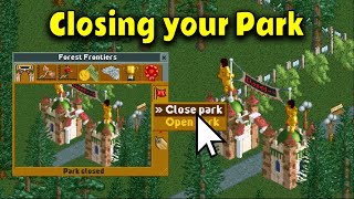 How to Close Your Park in RollerCoaster Tycoon 2