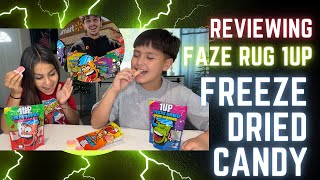 Reviewing FAZE RUG 1UP Freeze Dried Candy | AKJ Family Vlogs #fazerug
