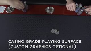Rockwell Classic Poker Table - 94" Oval - Official Product Video - BBO Poker Tables