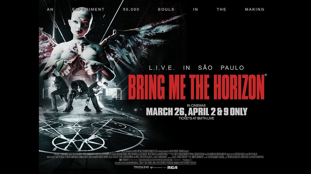 BRING ME THE HORIZON、初のライヴ・フィルム3/26ワールド・プレミアは