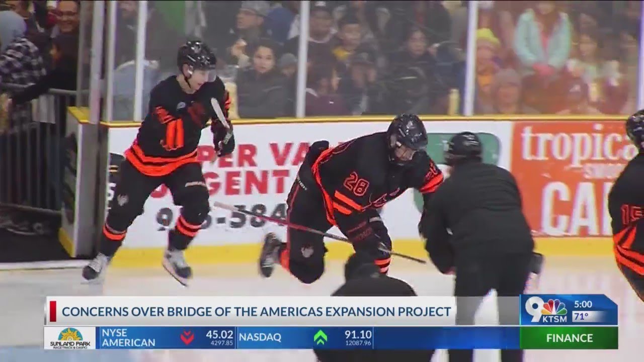 Rhinos rink and El Paso County Coliseum could be in footprint of international bridge expansion