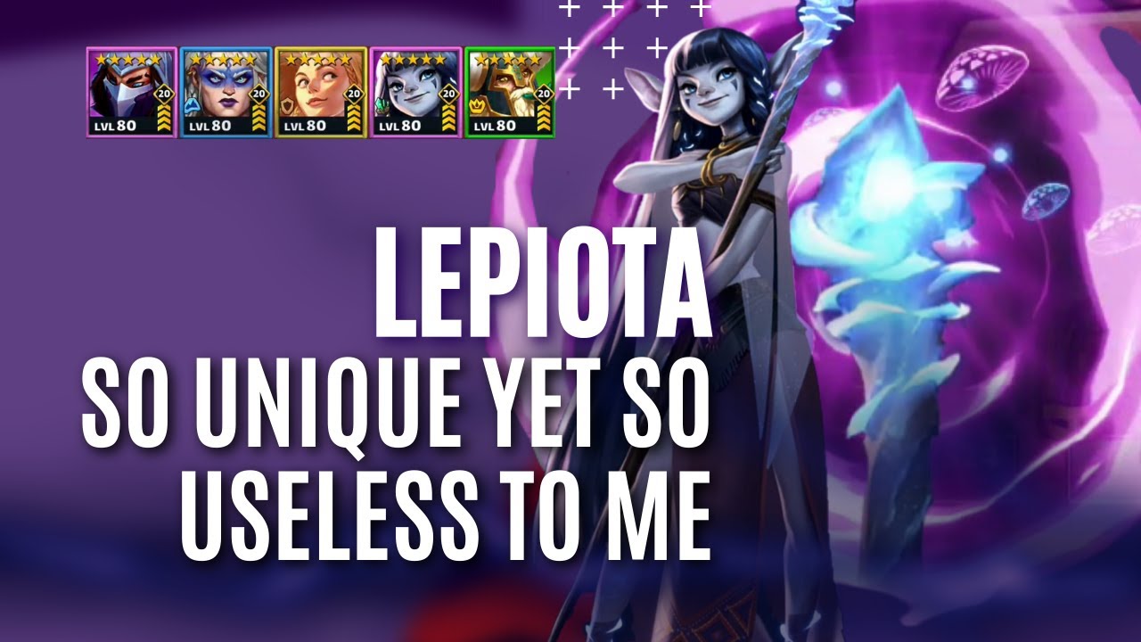 Offensive Ghost Attack?! So UNIQUE Lepiota On Defense HOTATO Raids