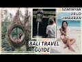 Bali Travel Guide -Things To Do In a Week: Ubud, Seminyak and Jimbaran | Bali Travel Vlog